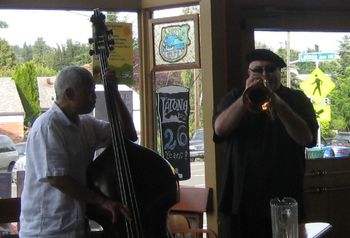 Phil Sparks, Nick Manson, Dmitri Matheny, Jay Thomas @ Latona Pub Seattle WA July 18, 2014 photo by Sassy
