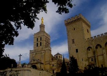 Châteauneuf-du-Pape translates to "New Castle of the Pope," and is both a town and commune in the Vaucluse département in Provence.
