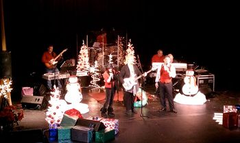 The Nu-TONES showcasing their harmony at their Christmas Show at the Boykin Center in historic downtown Wilson
