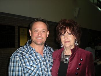 Me and music legend, Yvonne Wheeler, at the JCC Music Showcase
