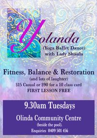 Lady Shaula teaching Yolanda Fitness