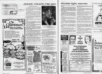 Article on Jazz Vocalist Jessie Hauck
