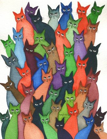 How Many Whimsical Cats?
