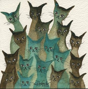 Marvella Whimsical Cats
