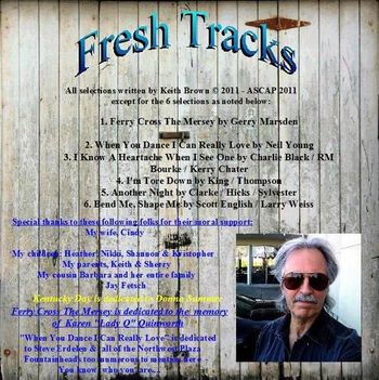 Fresh Tracks Inner CD Cover (2011)
