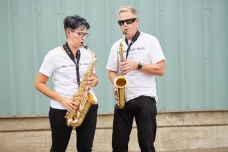 Jamie (alto sax) & James (alto sax)