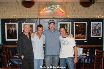 John Capek, Scott Reeves, me, and Greg Friia at the Bluebird Cafe
