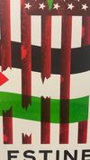 I Stand with Palestine Riso Poster