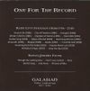 One For the Record - Video Anthology DVD 1985 - 2010