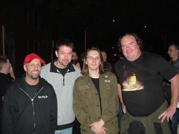 Steve, Jason (Baltimore) Steve Wilson (Porcupine Tree) and Jim (A Band called Spike) Oct. 2005
