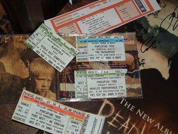 Porcupine Tree Tickets from Deadwing Tour
