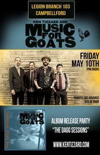 Music For Goats hometown album release party