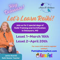 Reiki Level 1 Training and Certification In DELAWARE