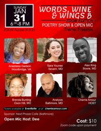 Words, WIne & Wings 8 - The Zoom Edition (Virtual) 