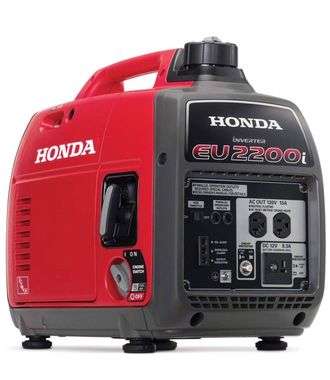 Honda 2200i Inverter Generator for rental. Perfect for outdoor events, PA systems, camping, and so much more. Receive steady power with the super quiet EU2200i.