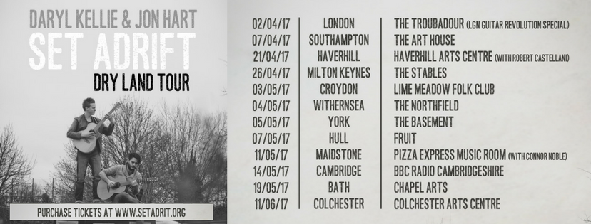 UK tour with Jon Hart and Daryl Kellie