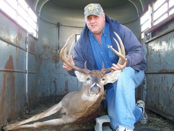 Steve is passionate about hunting, and to get this deer on his own property was the highlight of all seasons.
