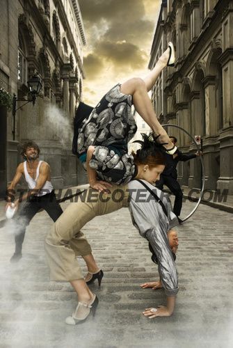 Cirque Eloize for OHM Magazine, photographed by Damian Siqueiros, 2010.
