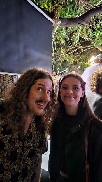 Hanging with my close personal friend, Al Yankovic
