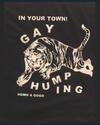 Homo A Go Go Gay Humping Festival T-shirt (Black)