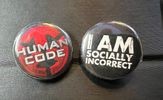 Human Code Buttons (1 inch)