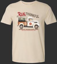 REAL Thankful for Southern Gospel Music T-shirt (2 style options)