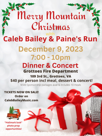 2023 Merry Mountain Christmas Dinner & Concert Ticket