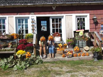 Pumpkin Heads Chrissy & Sarah @ The Craft Barn

