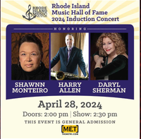 Shawnn Monteiro Rhode Island Hall of Fame induction concert