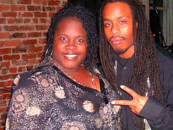 My DMZ Brotha Montu Miller and I at Taste Me Tuesday: Pre-Valentine's Day Party
