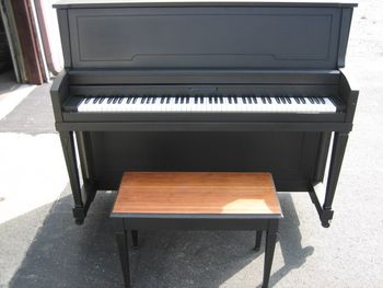 Same piano out in sunlight, This was a copy of the baldwin 243.
