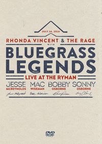 Bluegrass Legends - Live at the Ryman - Rhonda Vincent & The Rage - DVD 