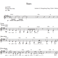 Stars: Sheet Music Digital Download