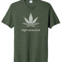 Leaf Short Sleeve Crew Neck Tee - Forest Green