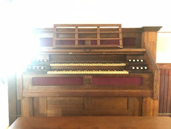 Circa 1920s organ for silent movies - restored and donated to VSF
