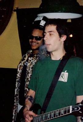 Luq with Todd Youth, who was with Funkface for a minute
