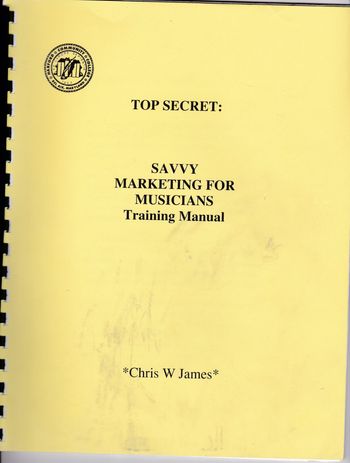 Original booklet to Savvy mkt course
