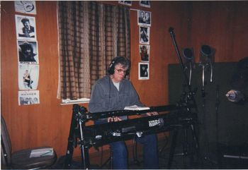 Me with John Ellison at Shag studios 1990's
