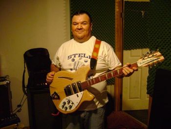 valles flying machine..texas joe valles..during recording of Witch Tree..sessions Fall of 2009
