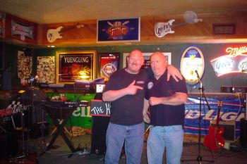 Joe & Dan. No they are not brothers!!! They just have the same barber. Don't forget to catch these guys here at The Bayshore inn on May 26 performing
