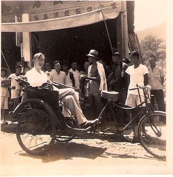 John Brannen (John's father) in Shanghai 1949 just before escaping Mao's invasion
