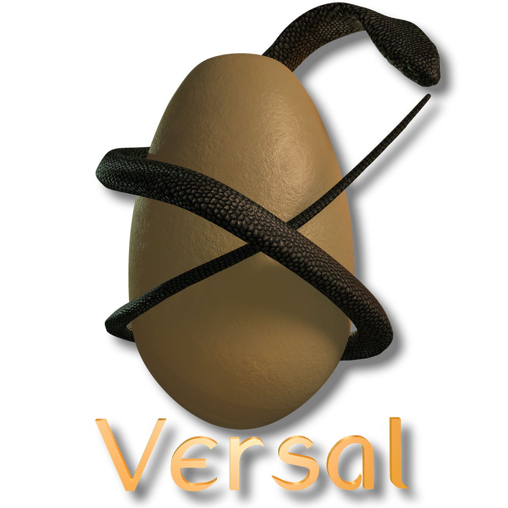 Versal Logo, Versal Music, Versal Symbol, World Egg, Perpetual Movement, Infinite