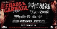 Chaos and Carnage 2023 with Dying Fetus, Suicide Silence + More at Mountain View Amphitheater
