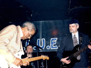 Hubert Sumlin and Brad Vickers NYC 1999

