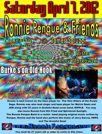 Ronnie & Friends, Burkes in Westwood NJ 4-7-12
