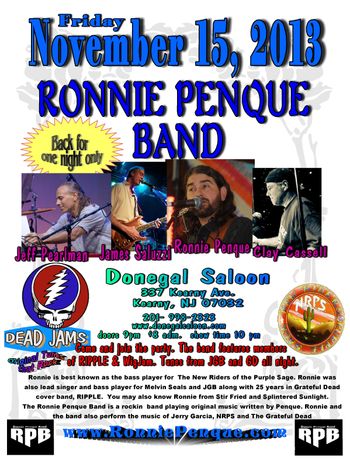 Ronnie Penque Band Donegal Saloon - Kearny NJ 11-15-13
