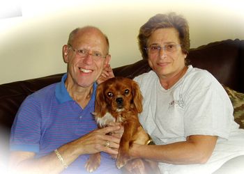 "Max" with his new mom & dad, Jay & Fran of New Jersey
