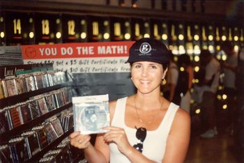 First CD for sale at Virgin Records, Vancouver, CANADA
