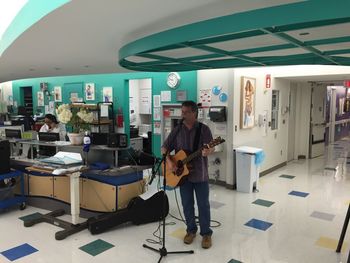 Playing at TX Children's Hospital;
