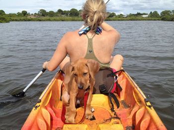 Mars gets to go canoeing!  LUCKY DOG!!
